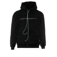 Represent Logo Hoodie Snow-Washed Black