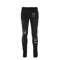 Black Denim Abyss Men's Skinny Jeans 