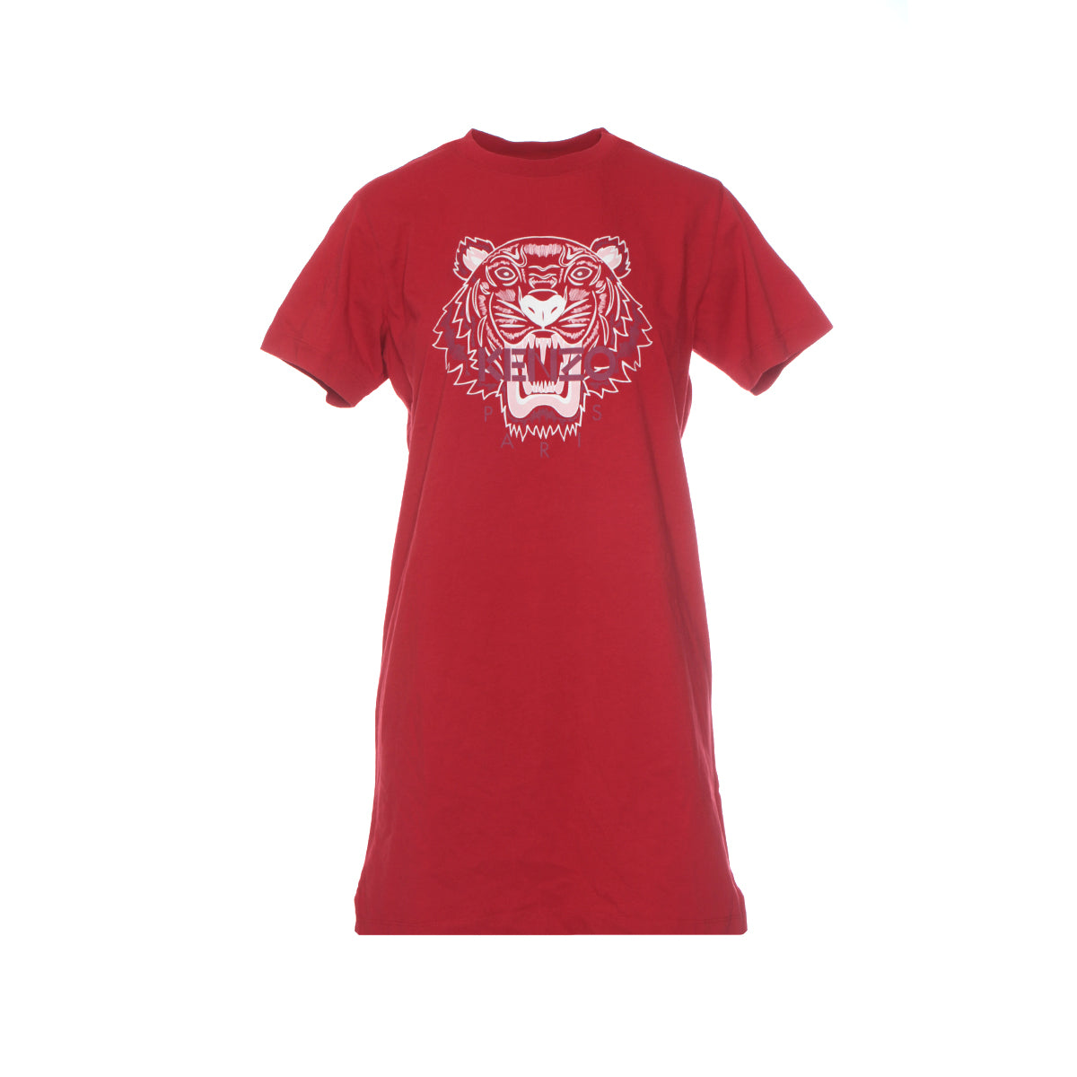 Kenzo FW20 T-Shirt Tiger Classic Women's Dress Cherry