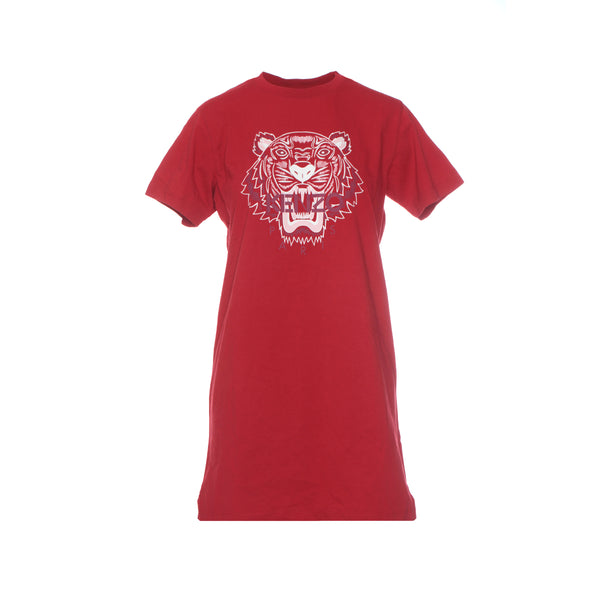 Kenzo FW20 T-Shirt Tiger Classic Women's Dress Cherry