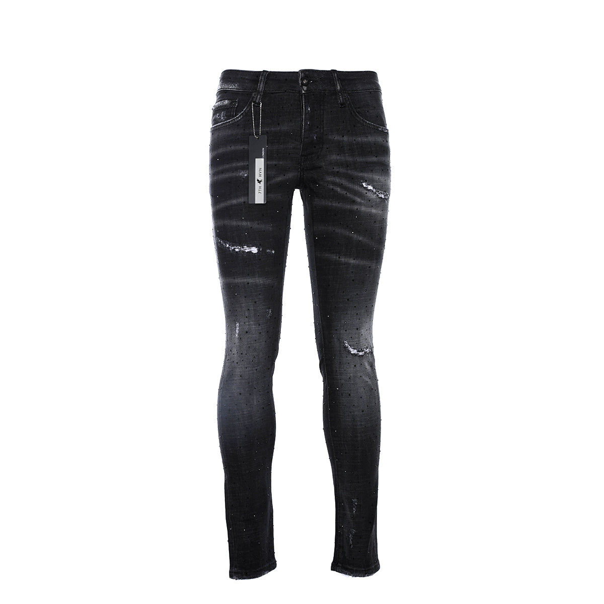 7th Heaven London Star Light Men's Skinny Jeans