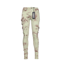 SERENDE 21 Conjunction Men's Skinny Cargo Jean
