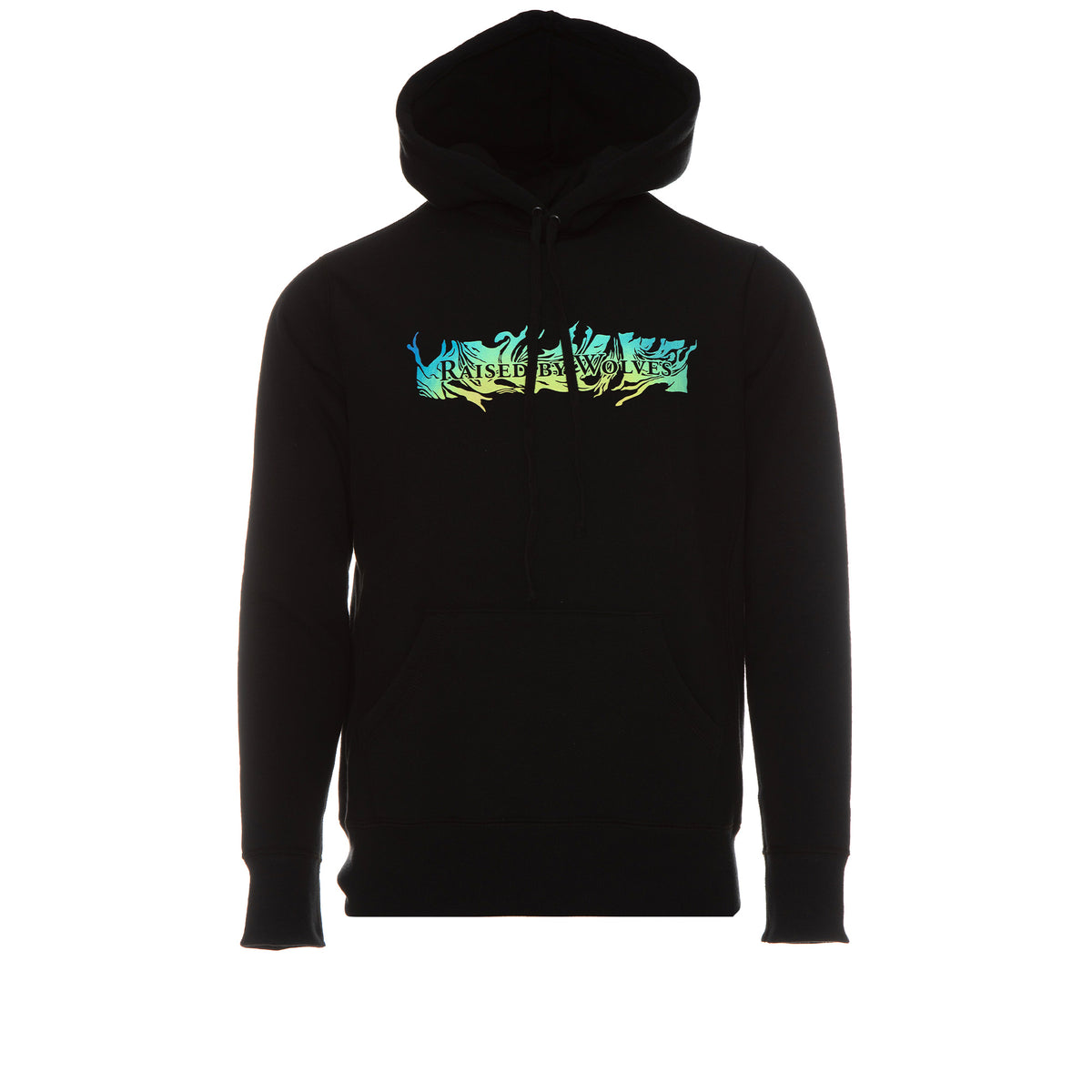Gasoline Box Logo Hoodie - Raised by Wolves
