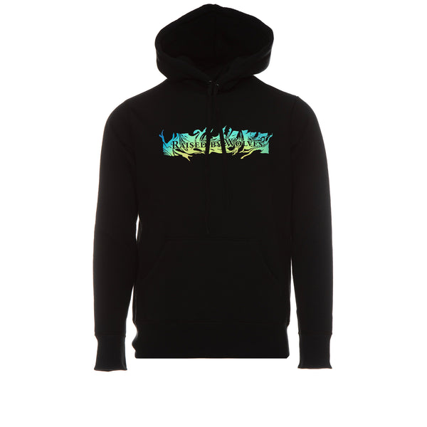Gasoline Box Logo Hoodie - Raised by Wolves