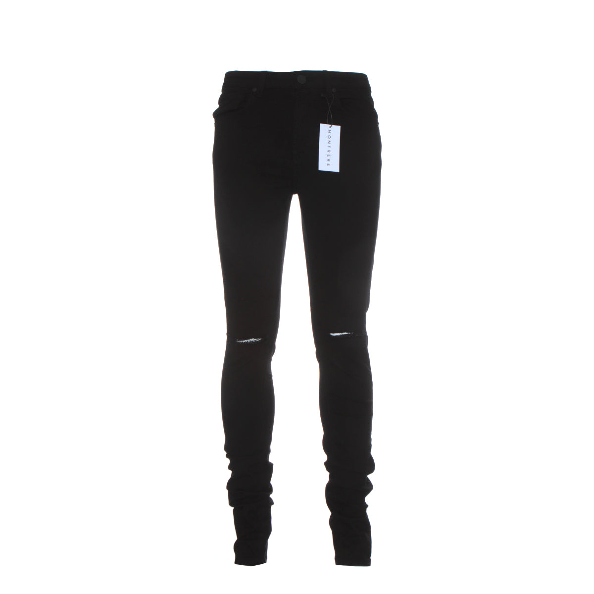 Greyson Distressed Noir Men's Skinny Jean