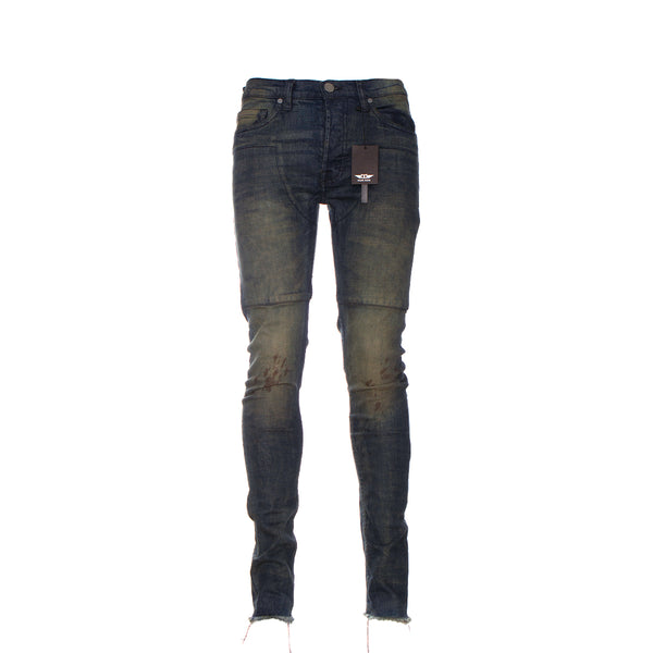 Black Denim Oil Flow Men's Jeans