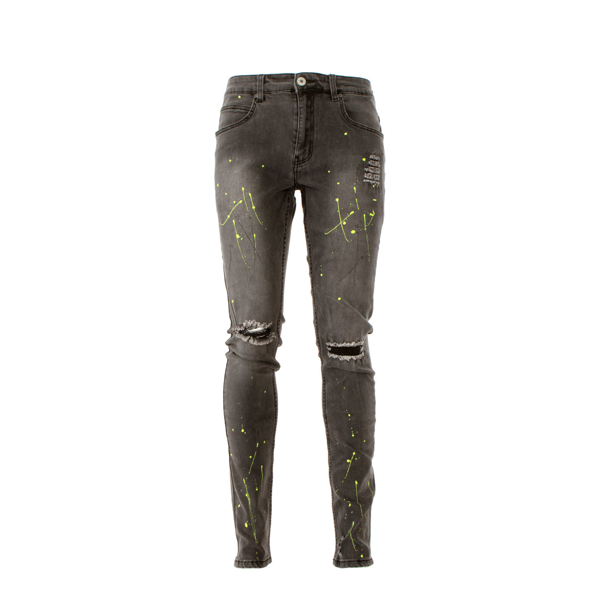 Serenede Poison Dart Men's Skinny Jeans Faded Black