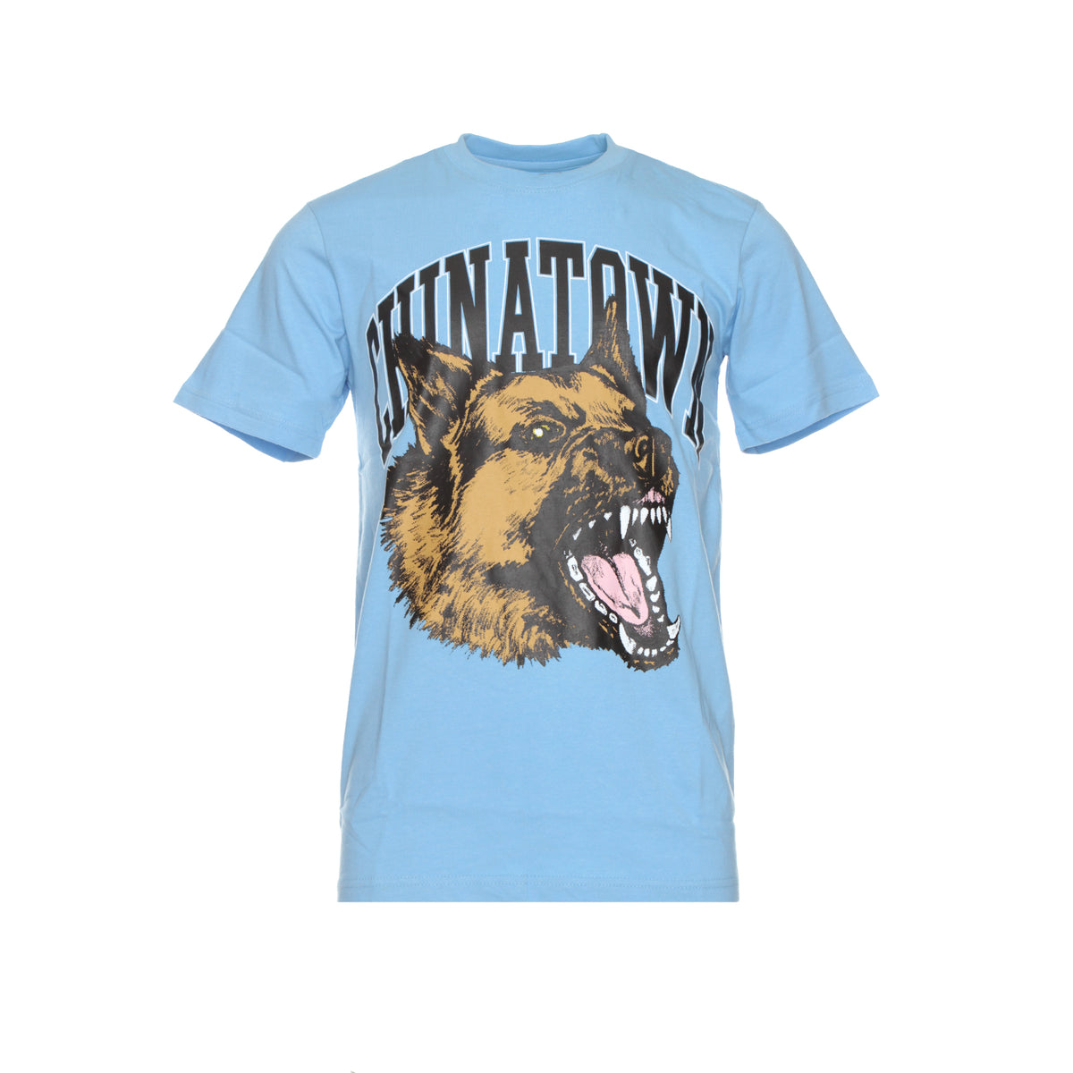 Chinatown Market Beware Short Sleeve Men's Tee Baby Blue