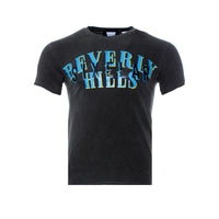 Sixelar Classic  Beverly Hills Men's Graphic Tee  Vintage Charcoal