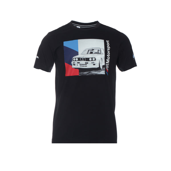 Puma X BMW M Motorsport Men's Graphic Tee Black