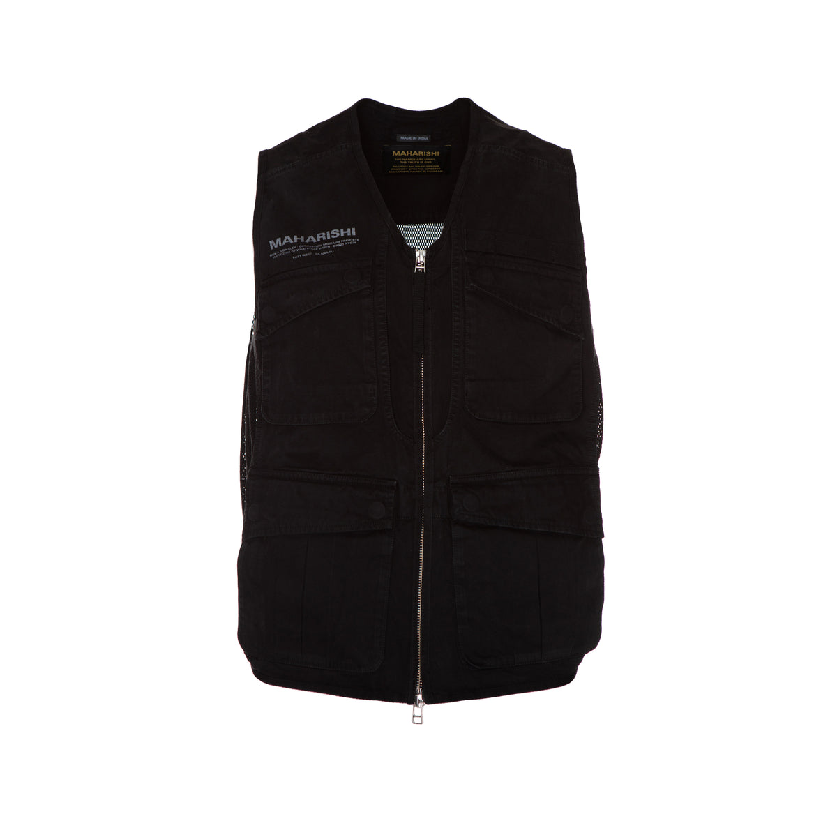 Maharishi Mil Mesh Jungle Men's Vest Black