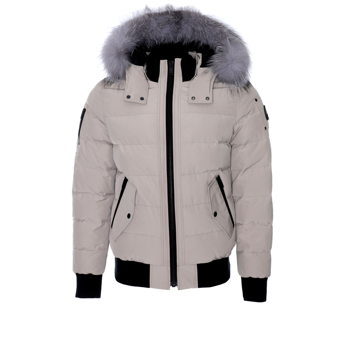Moose Knuckles Scotch Town Bomber Men's Jacket Beige