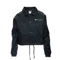 Champion Cropped Coaches Jacket Black
