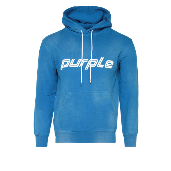 Purple Brand Double Strip Logo Men's Hoodie