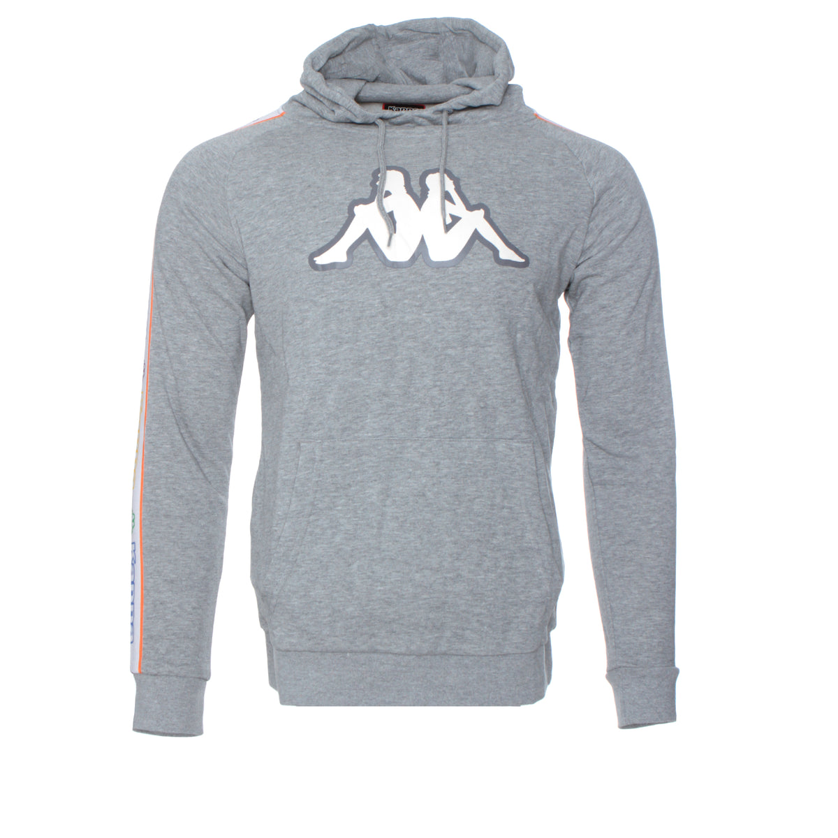 Kappa Authentic Logo Tape Apetid FW20 Men's Hoodie Grey