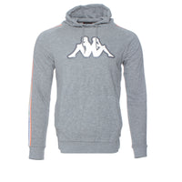 Kappa Authentic Logo Tape Apetid FW20 Men's Hoodie Grey
