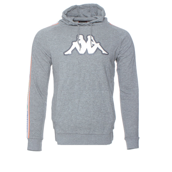 Kappa Authentic Logo Tape Apetid FW20 Men's Hoodie Grey
