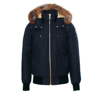 Moose Knuckles Little Rapids Men's Bomber Jacket Navy and Gold