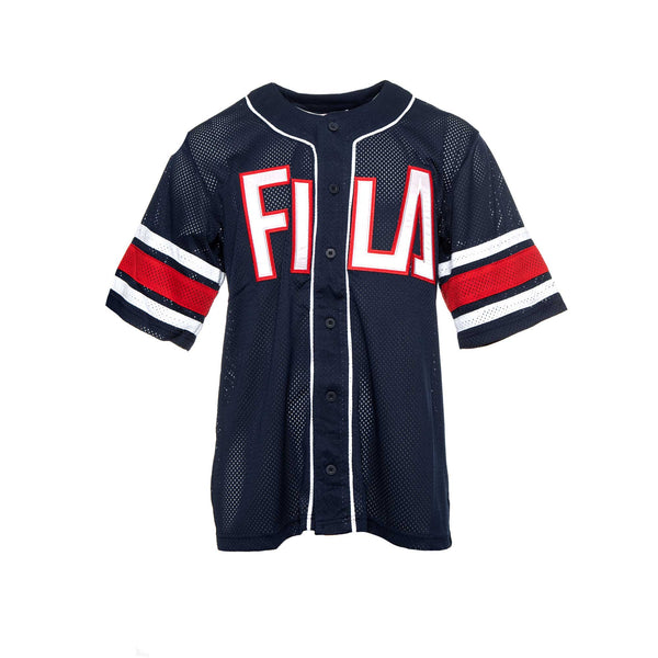 Fila Men's Kyler Baseball Jersey Navy