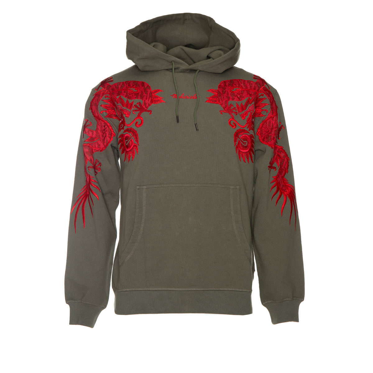 Maharishi Original Dragon Men's Hoodie Olive