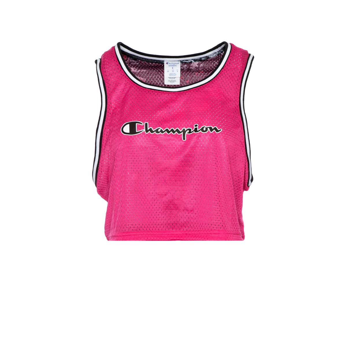 Champion Reversible Mesh Cropped Tank Pink