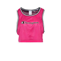Champion Reversible Mesh Cropped Tank Pink