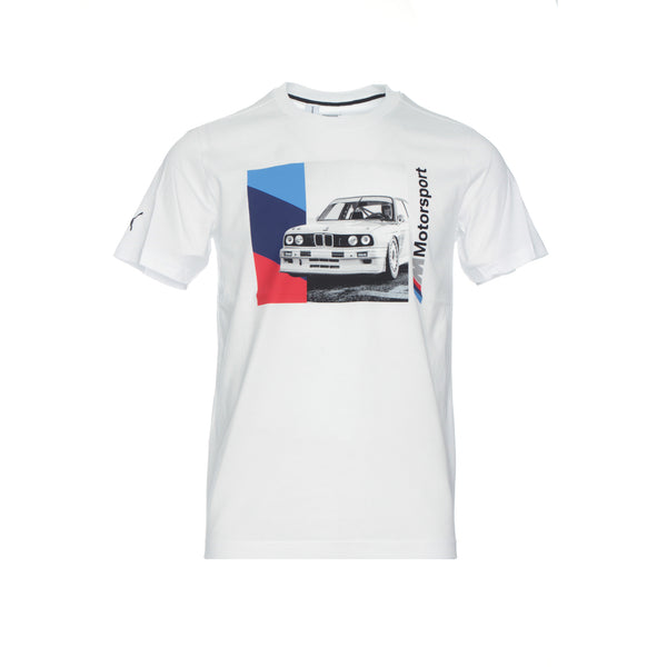 Puma X BMW M Motorsport Men's Graphic Tee white
