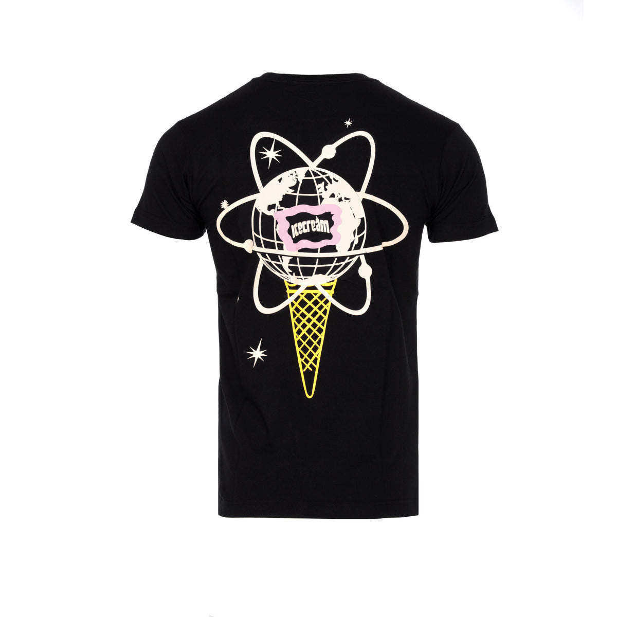 Ice Cream Galactic Men's SS Graphic Tee Black - SIZE Boutique