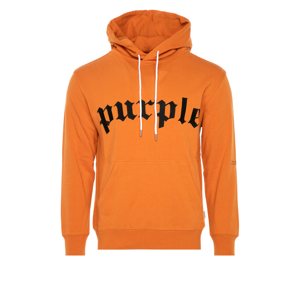 Purple Brand French Terry Hoodie Gothic Arch Men's Hoodie Marmalade - SIZE Boutique
