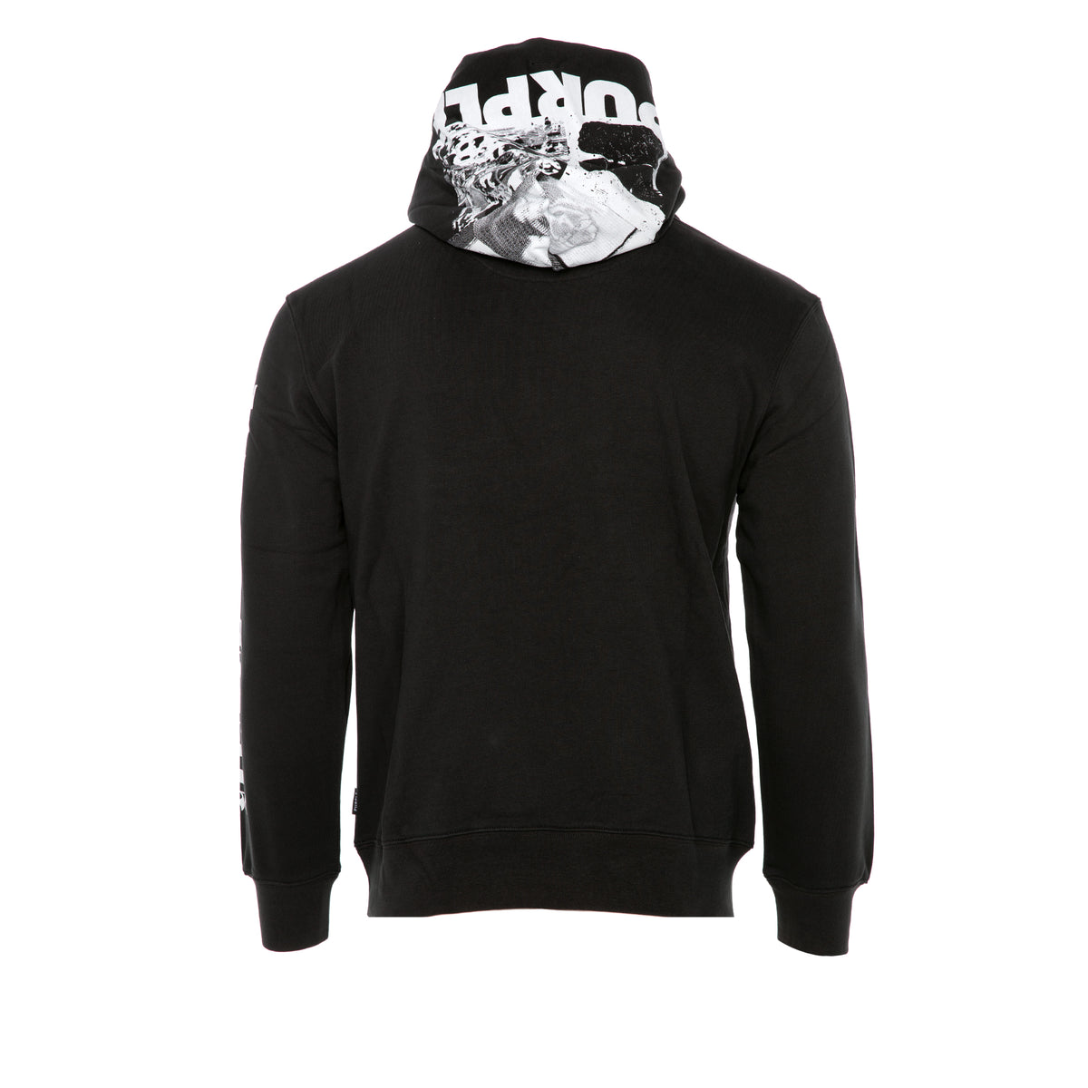 Purple Brand French Terry Gothic Wordmark Black Beauty Men's Hoody