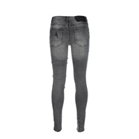 Black Denim Storm Fly Men's Black Skinny Jeans