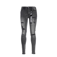 Black Denim Storm Fly Men's Black Skinny Jeans
