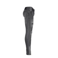 Black Denim Storm Fly Men's Black Skinny Jeans