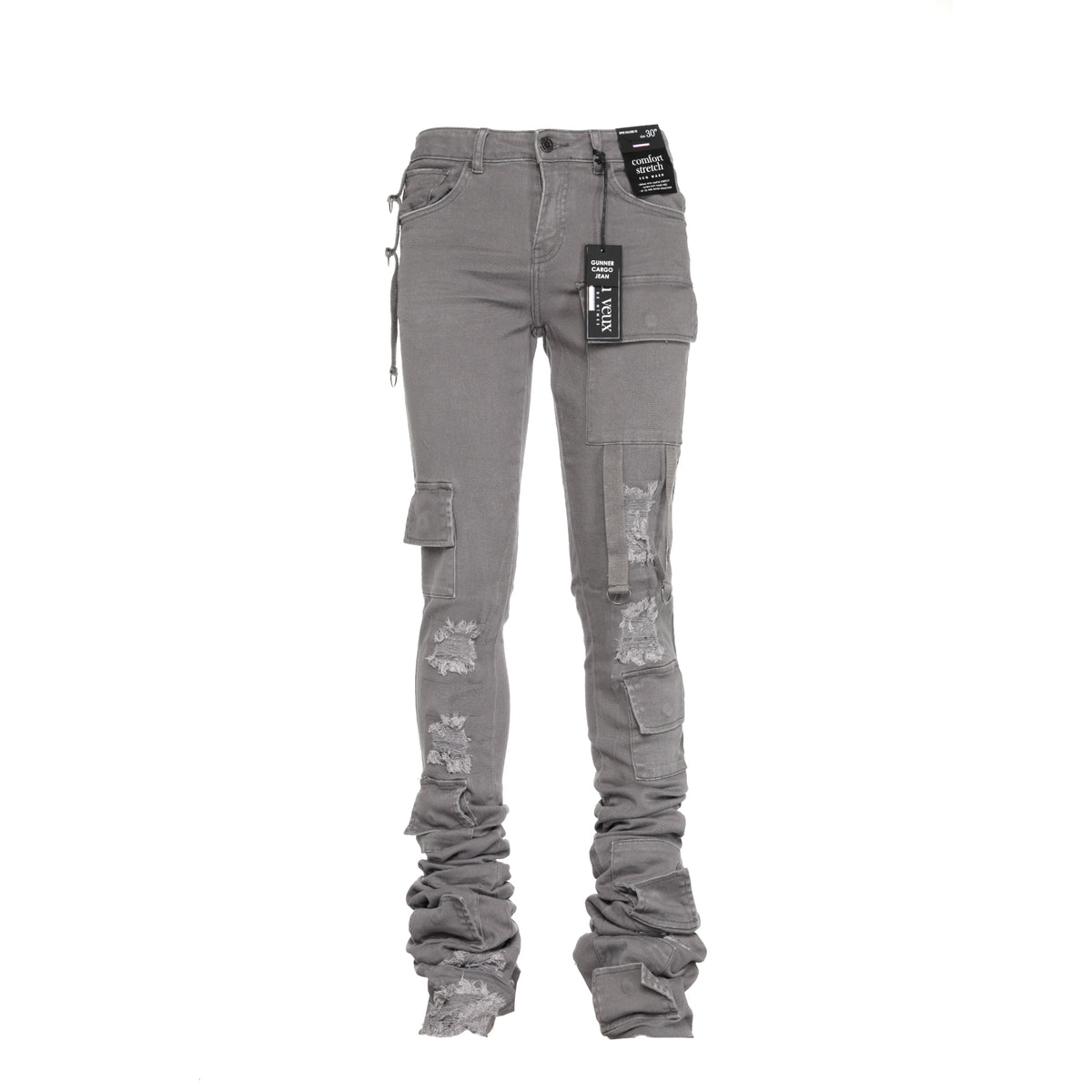 Si Tu Veux Gunner Super Stacked Men's Skinny Jeans - SIZE Boutique