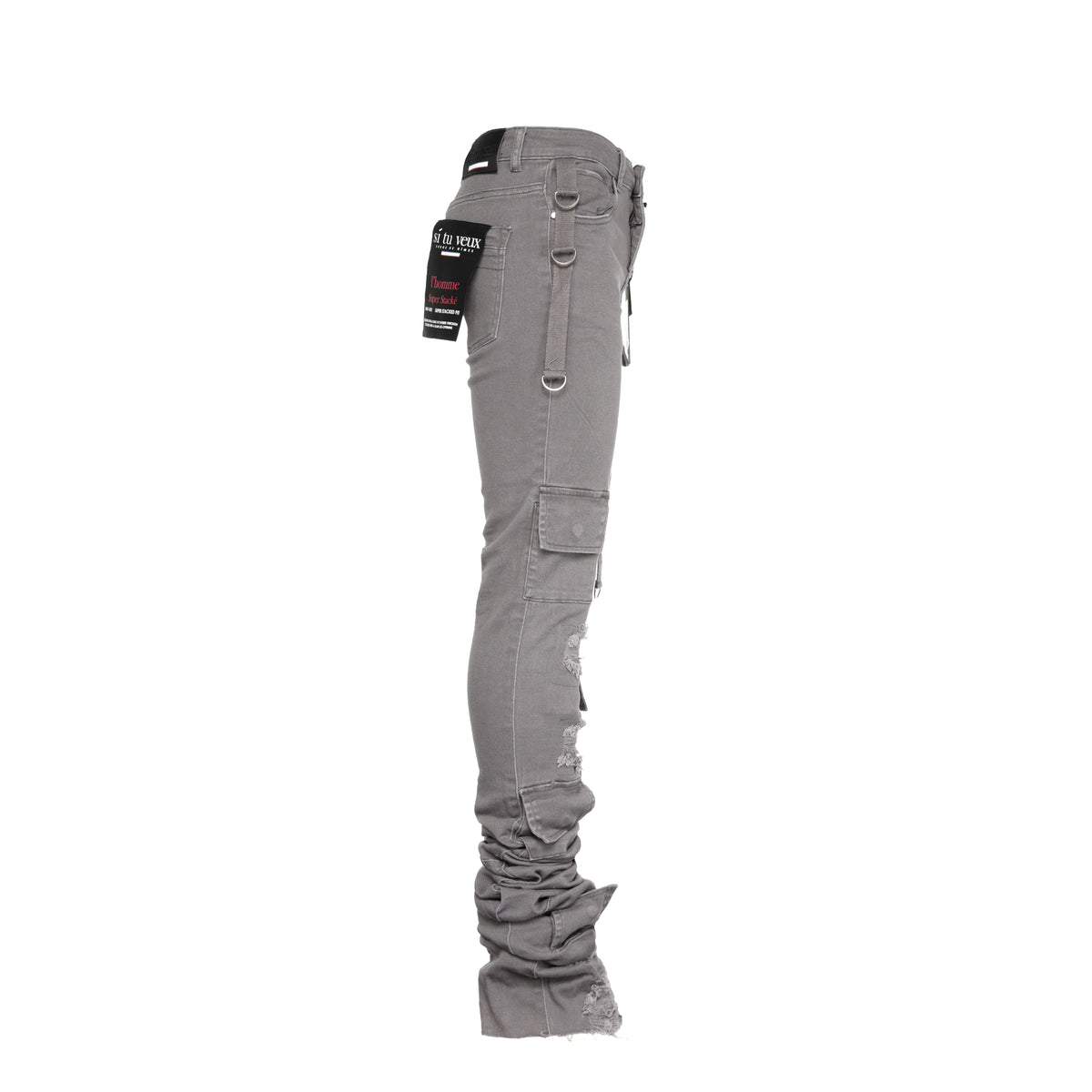 Si Tu Veux Gunner Super Stacked Men's Skinny Jeans - SIZE Boutique