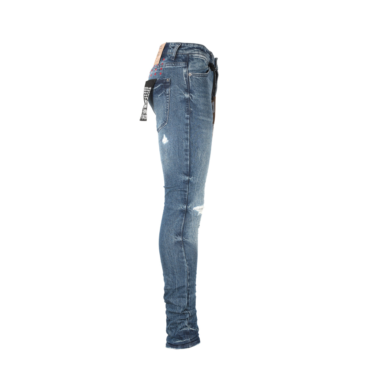 Ksubi Van Winkle Hilite Trashed Men's Blue Jeans - SIZE Boutique