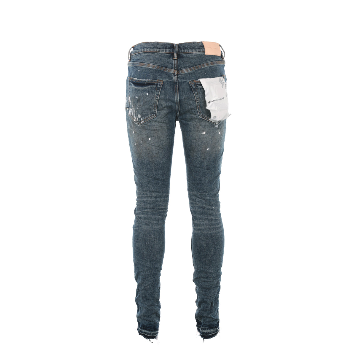 Purple Brand Denim P001 Indigo Dirty Vintage White Paint Jean