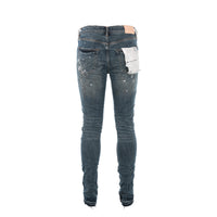 Purple Brand Denim P001 Indigo Dirty Vintage White Paint Jean