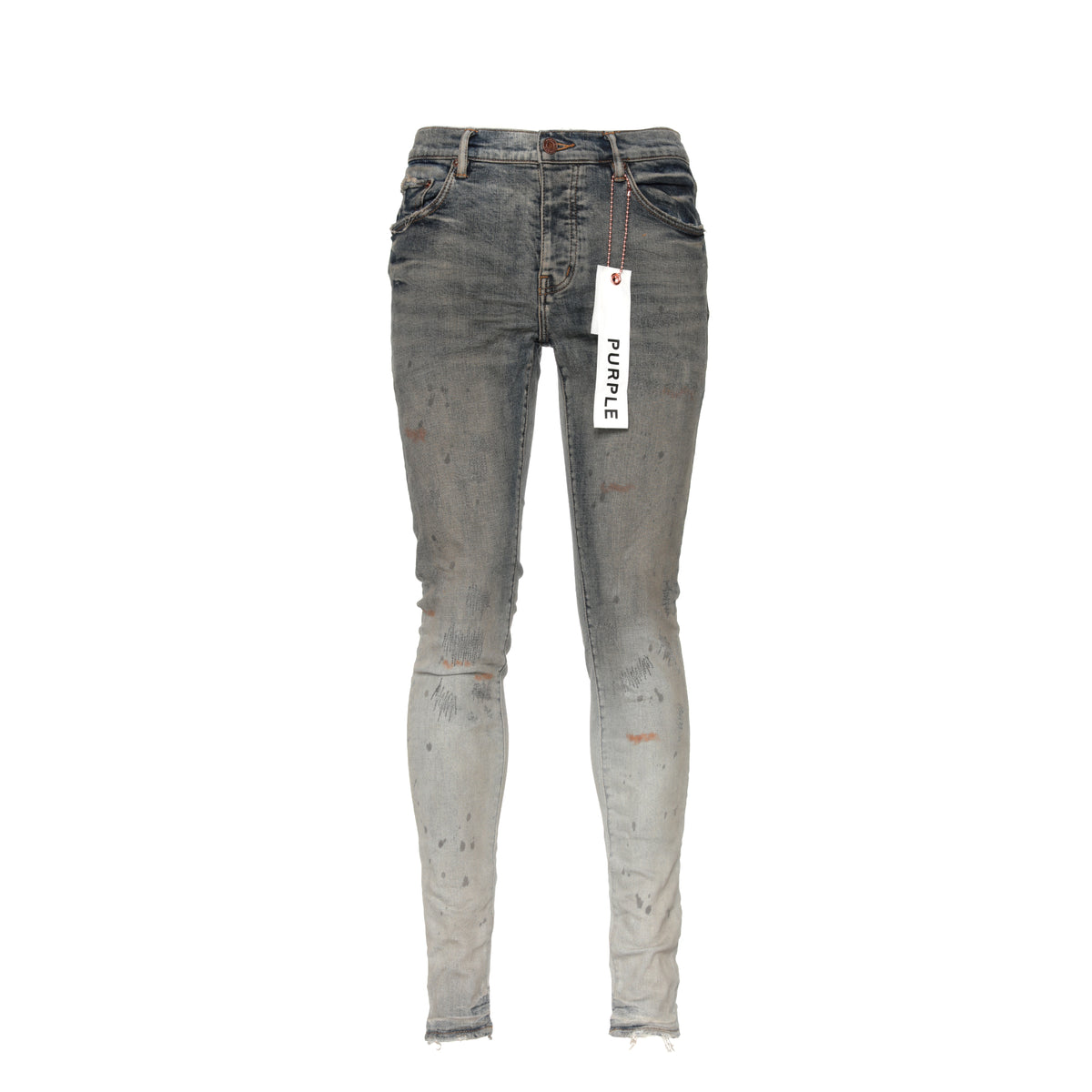 Purple Brand Indigo Repair Bleach Gradient Men's Skinny Jean
