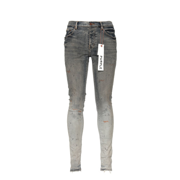 Purple Brand Indigo Repair Bleach Gradient Men's Skinny Jean
