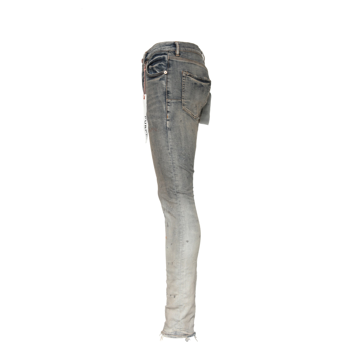 Purple Brand Indigo Repair Bleach Gradient Men's Skinny Jean