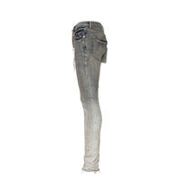 Purple Brand Indigo Repair Bleach Gradient Men's Skinny Jean