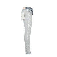 P001 Purple Brand Inside Out Light Indigo Fray Men's Jean