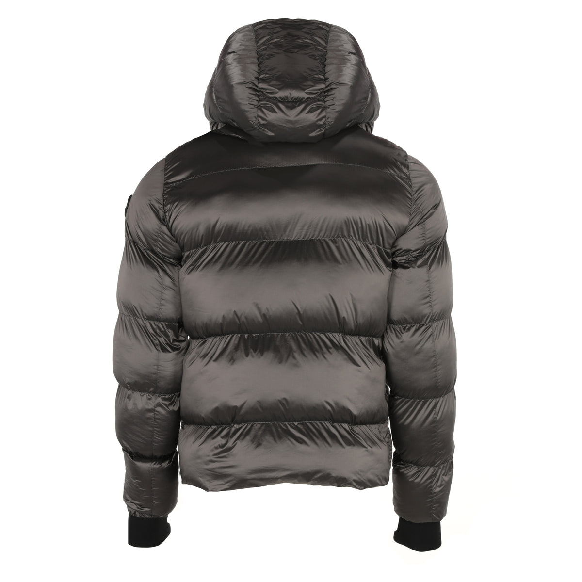 7th Heaven London Puffa 2.0 Men's Winter Jacket Satin Silver