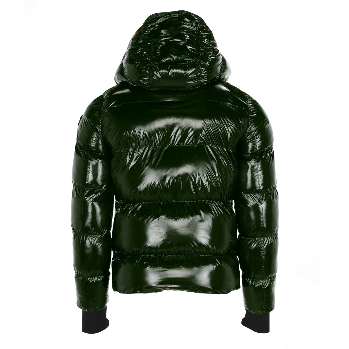7th Heaven London Puffa 2.0 Men's Winter Jacket Gloss Green
