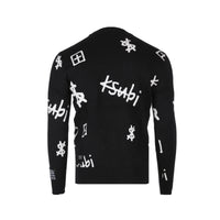 Ksubi Kash Box Knit Crew Men's Black Sweater - SIZE Boutique