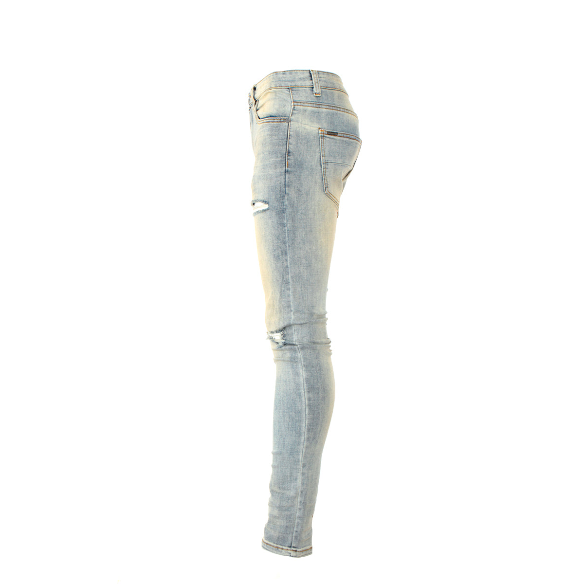 SERENEDE Laguna Coast Men's Skinny Designer Jeans Vintage Blue