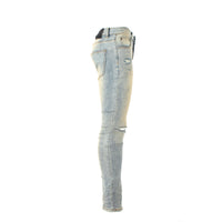 SERENEDE Laguna Coast Men's Skinny Designer Jeans Vintage Blue