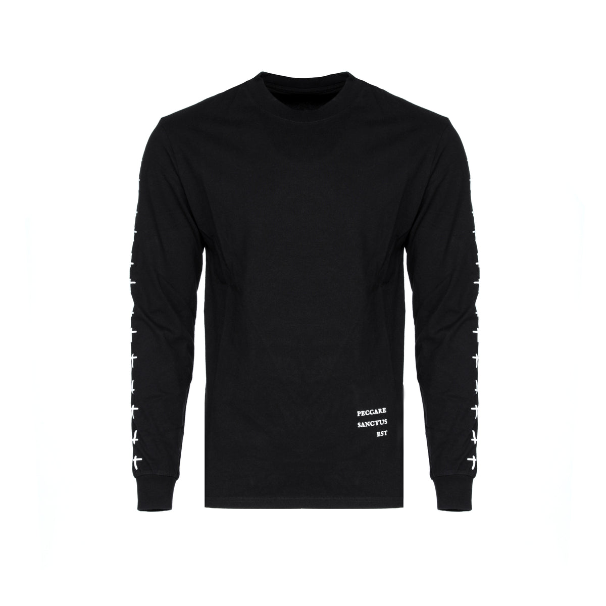 RtA Brand Lawrence Cross Men's Black L/S T-Shirt - SIZE Boutique