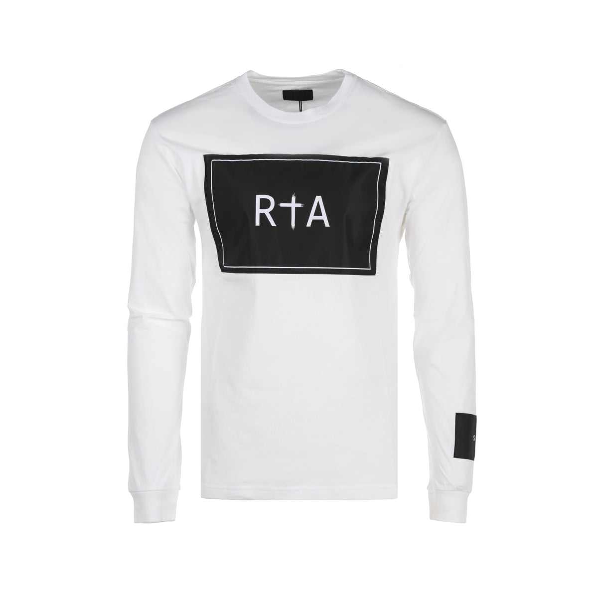 RtA Brand Lawrence White XL Men's LS Tee White
